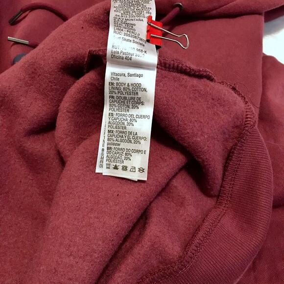 Quicksilver NWT Pullover Hooded Sweatshirt Men S - Picture 10 of 11